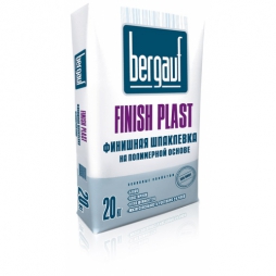 Шпатлевка финишная полимерная Finish Plast 20кг Bergauf