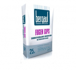 Шпатлевка универсальная гипсовая Fugen Gips 25кг Bergauf
