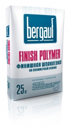 Шпатлевка финишная полимерная Finish Polymer 25кг Bergauf